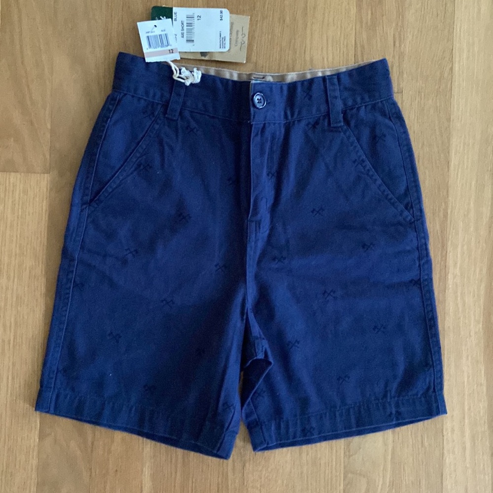 Woolrich NWT Boys Navy Blue “Axe” Shorts